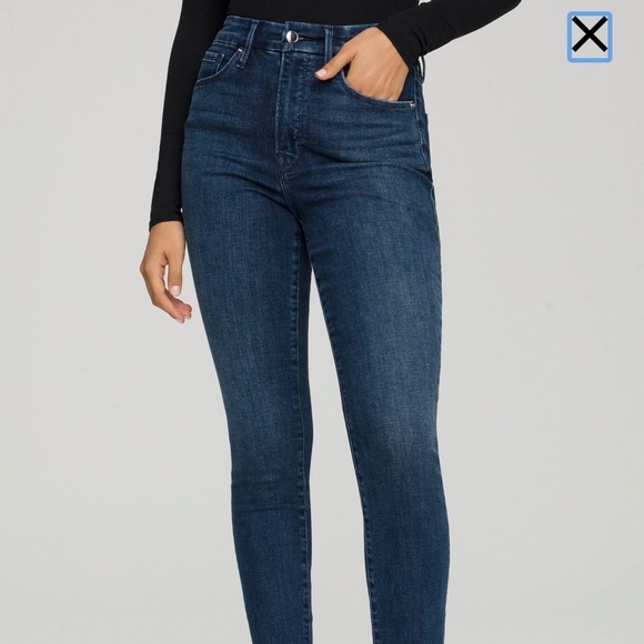 Good American Good Legs Blue Jeans - Picture 1 of 4